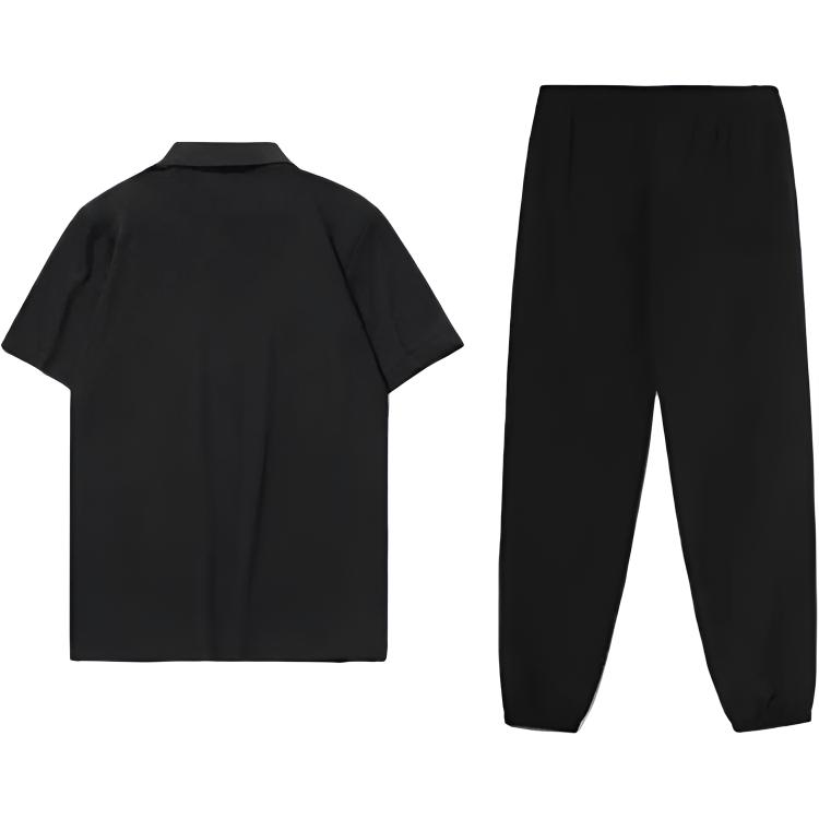 Li Ning Casual Sportswear Unisex Black+Black YPLT027-1+YYKV197-1