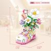 Small Particle Building Blocks Crocs Flower Set Gift for Girls