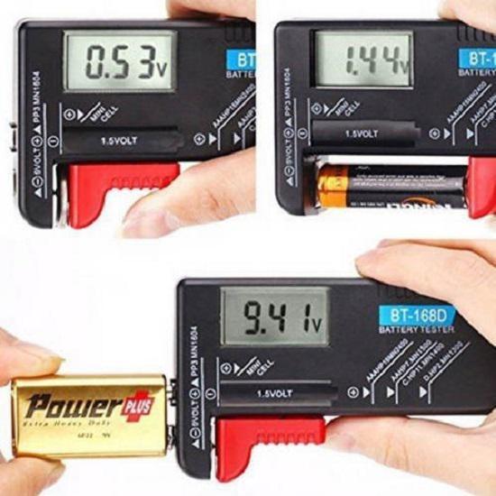 Premium Quality Universal Battery Tester With Easy-to-read Lcd For All Battery Types