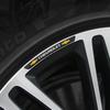 4Pcs/set Aluminum Car Wheel Rims Decoration Sticker Car Accessories For Chevrolet Spark Cruze Sonic Onix Sail Aveo Cobalt