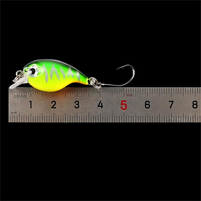 8pcs Professional Light weight Lures Basses Fishing Tackles Sinking Minnows Trouts Freshwaters Saltwater Use