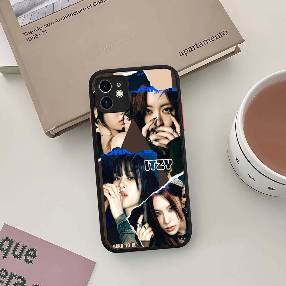 Singer Idol I-ITZY Silicone Case For IPhone 16 15 14 13 12 11 Pro Max Plus X XS MAX Shockproof Matte Cover