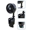 Road Trips Summer Travel Car Cup Holder Fan Dual Speed Car Fan Air Circulator Portable Car Fan Travel-Friendly Fan