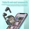 T8 PRO TWS Bluetooth Earbuds Transparent with LED Digital Display Wireless In-Ear Earphone for Xiaomi Huawei iPhone Headphone