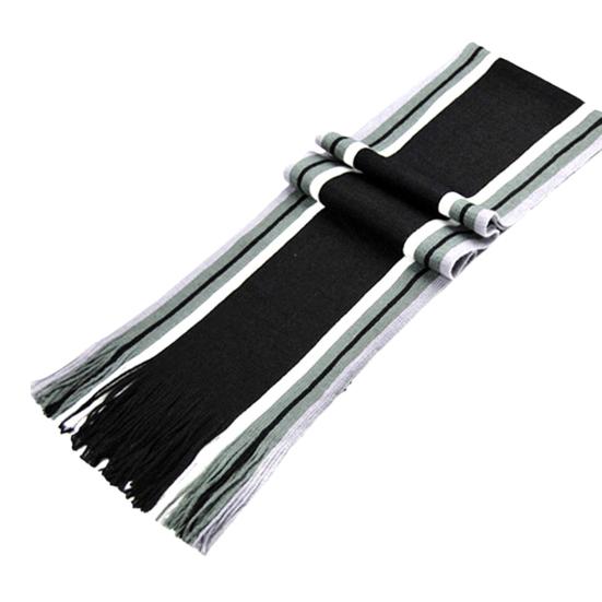 Sciarpa maschile popolare addensata e accogliente colore a contrasto da indossare ogni giorno