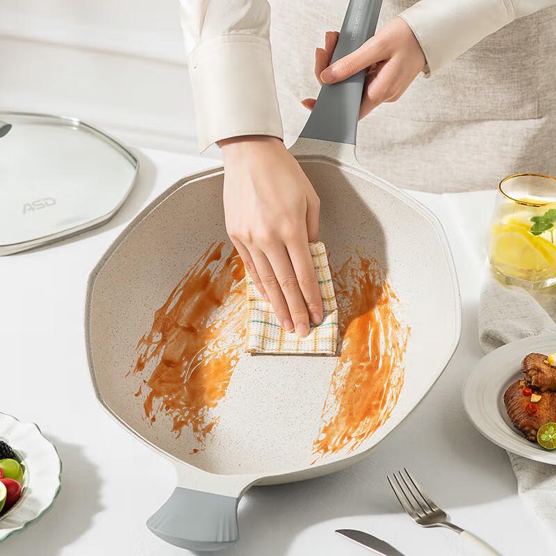 ASD Crystal Octagonal Non-stick Wok