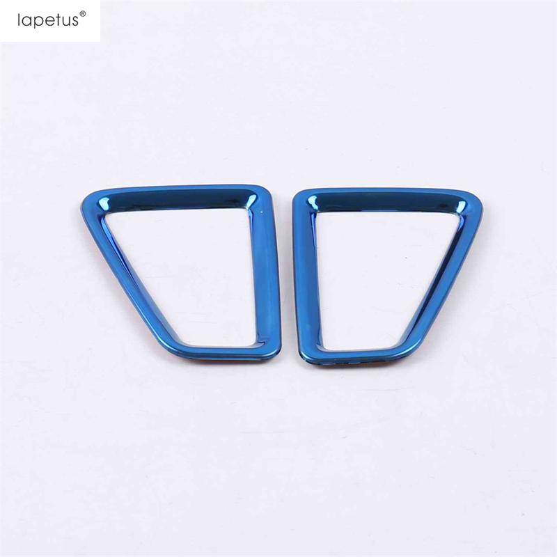 Auto Armaturenbrett Lüftung AC Klimaanlage Lüftungsauslass Rahmen Abdeckung Zierleiste Für Skoda Kodiaq 2017 - Edelstahl Zubehör Innenraum