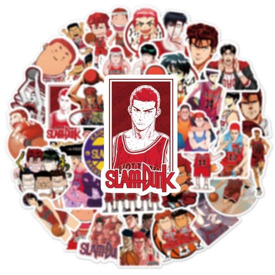 Adesivi gadget personaggio Slam Dunk 50 pezzi