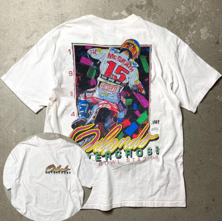 NOS Vintage 1994 Orlando Supercross T-Shirt Cotton Unisex Size S-3XL