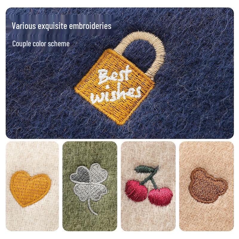 JIUMU Women's Autumn Winter Wool Scarf