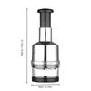 1pc Pressed Garlic Chopper Electroplate Garlic Onion Cutter Chop Tomato Crusher Fruit Vegetable Tools Home Kitchen Gadgets