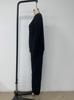 2025 Women's Set: Long Sleeve, Elastic Waist, Wide Leg Pants - Autumn/Winter Casual Wear