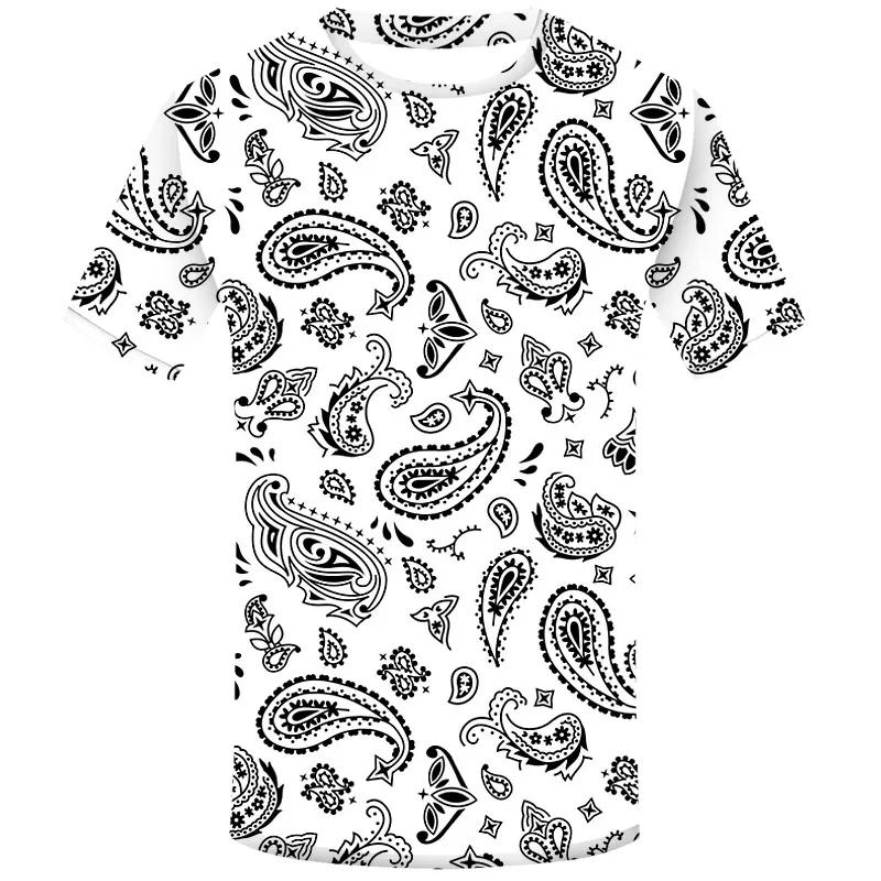 Bobby 2 Mode Bandana Grafische T-shirts Zomer Trend Korte Mouw Heren 3D Geprinte T-shirts Casual Streetwear Oversized Coole T-shirts Tops 6XL
