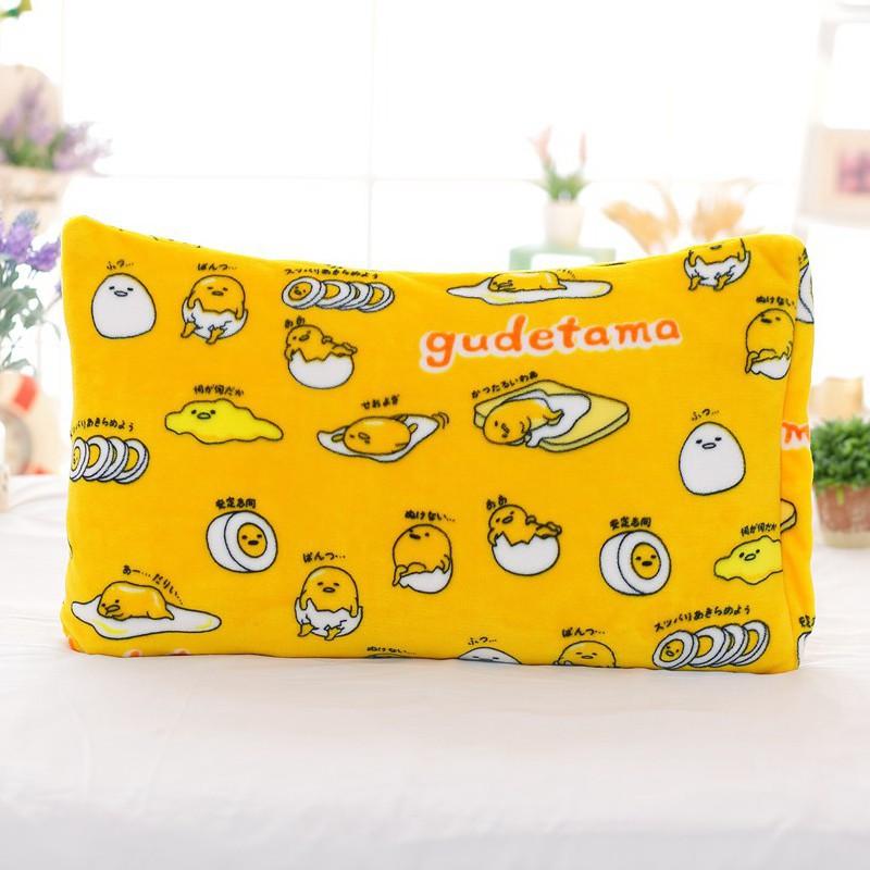 

Игрушка 1 шт. Плюшевый Мультяшный Ленивый Яичный Желток Кондиционер Спящий Теплый Креативный Плед Pillowcase,60x45cm