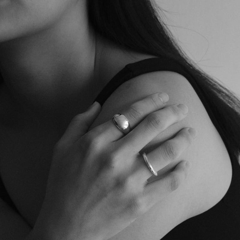 Another Layer AL Dome Ring (silver925)