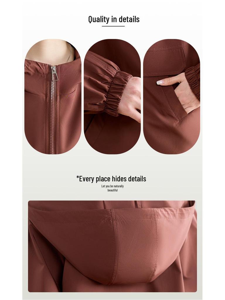 2025 Women's Petite Casual Loose Hooded Jacket - Advanced Spring/Autumn Style (L1589)