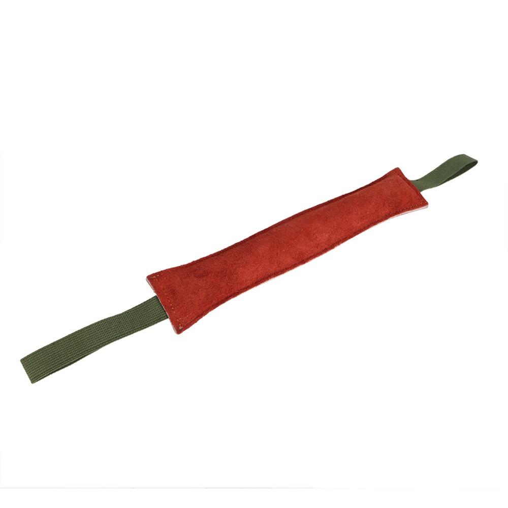 Cowhide Material Dog Bite Stick Sturdy Texture Dog Fetch Toy Canine Training Gear Interactive Play
