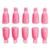 Nail Polish Remover Set: 10 Clips, Remover Water, Cotton Towel, Phototherapy Clips