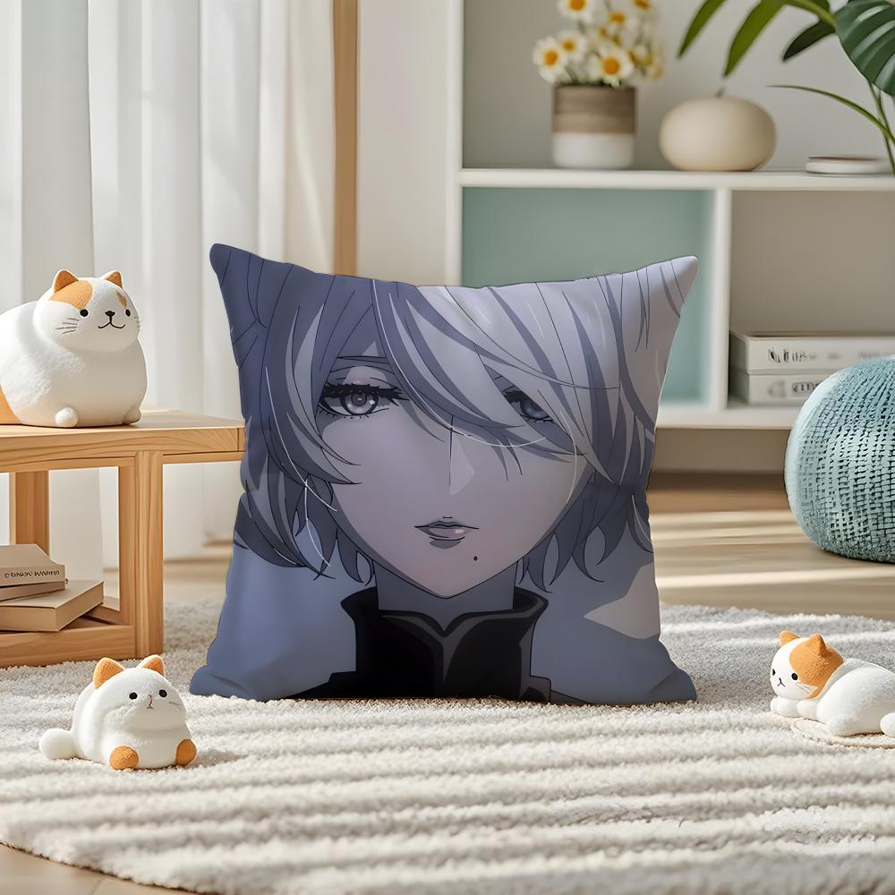 Video Game Cool N-NieR Automata Sexy Pillow Case Silky Elegant Comfort Sofa Bed Invisible Zipper
