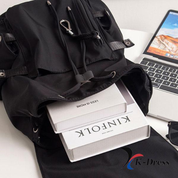 Batoh na notebook s nylonovým lanem a kroužkem (2 barvy)