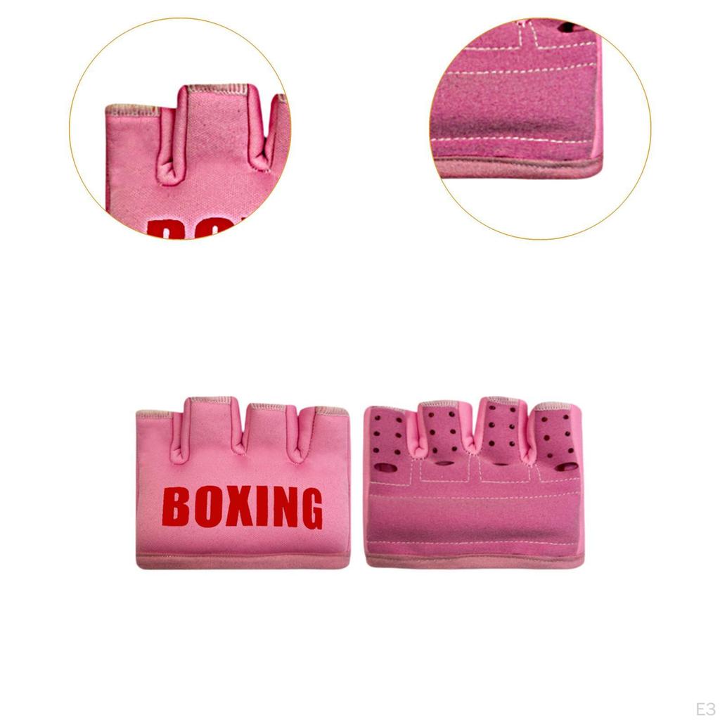 Boxing Gloves Fight Adult Watch Fitness Training Women Men Half Finger Glove