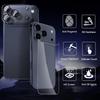 4in1 [2+2 Stück] Rückseiten-Handyschutzfolie aus gehärtetem Glas für iPhone 17 Pro Max /17 / 17 Pro/ 17 Air+ Glas Kameraobjektivfolie HD Rückseitenschutz
