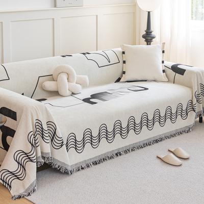 Nordischer übergroßer Sofabezug aus Stoff, kratzfest, vollständiger Sofabezug, Vier Jahreszeiten, universeller, hochsensibler Chenille-Sofabezug