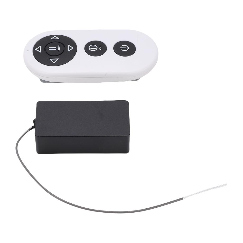 2.4G Wireless One Hand 4 Channel Remote Control with Receiver Dual Motor Mixing Control Mode Fine Turning Remote Controller for RC Car Boat