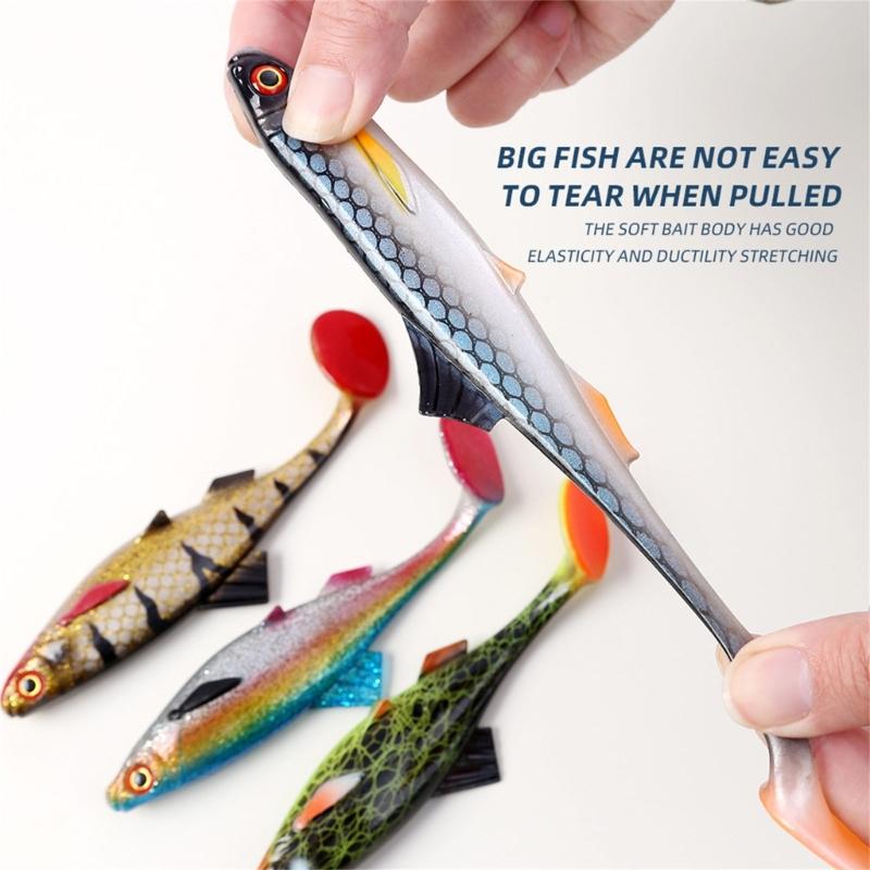 2oz 20.3cm Swim Baits for Freshwater Saltwater Soft Fishing Lures Paddle Tail Swimbaits Artificial Baits Fishing Lure