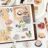 Twilight Washi Stickers: Sweet Breakfast Collection, 50 Sheets, 5 Types, Perfect for DIY.