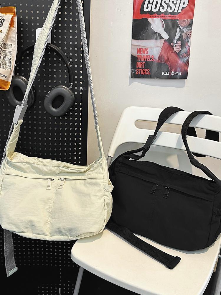 Solid Casual Interior Compartment Crossbody Bags Sewing Thread 2026  Bags for Women Soft Zipper Nyl Women's Handbags