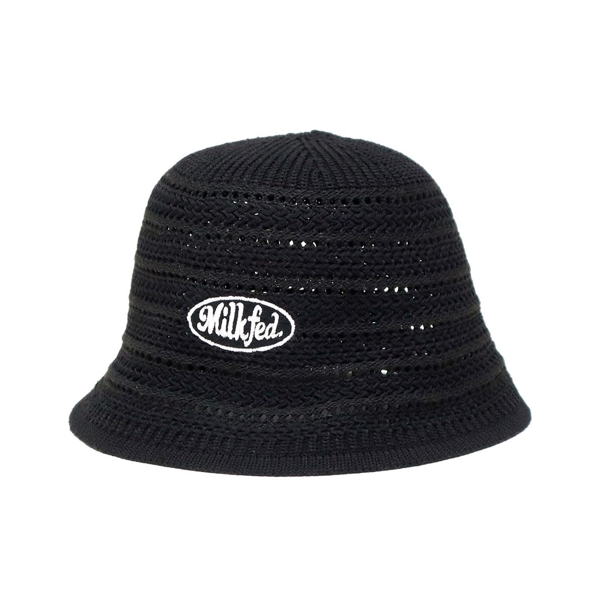 

[Milkfed] Шапка ЛОГОТИП ВЫШИВКА ВЯЗАНАЯ ШАПКА Женская ЧЕРНАЯ