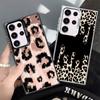 Leopard Print Trend Desgin Shockproof Phone Case for Samsung Galaxy S26 Edge S25 Ultra S24 FE S23 Plus S21 Cover Anti Fall Funda