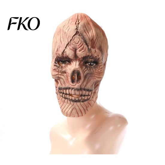 Halloween Skull Masque Scary Masque, Horror Full Face Latex Realistic Skeleton for Costume, Cosplay Party, Haunted House Prop Breathable