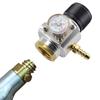 Small Gas Regulator Gas Pressure Gauge Pressure Control Fitting Quick Connector