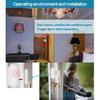 PGST door sensor, intelligent home door and window security detection, door opening alarm, 433MHz door detector, used to detect