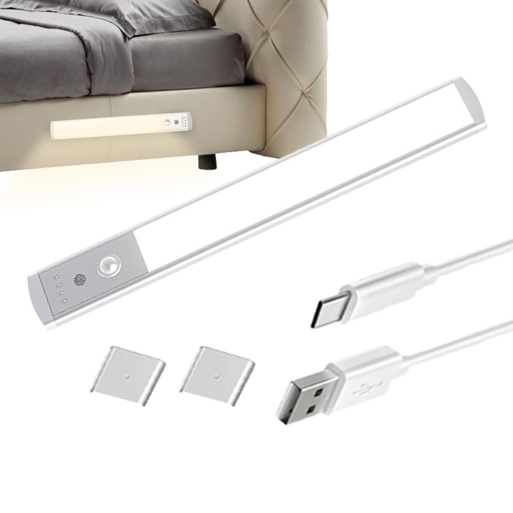 Under Cabinet Lighting Wireless Night Light Bar Motion Sensor Rechargeable Magnetic Lamp Strip for Shelf Hallway Kitchen Wall