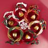 1 Set Festive Macrame Kit Xmas Party Red Green Handmade Christmas Ornament Set Walls