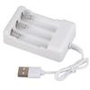 Portable ABS 5V Three Slots Charger for AA AAA Rechargeable Battery with USB Plug
