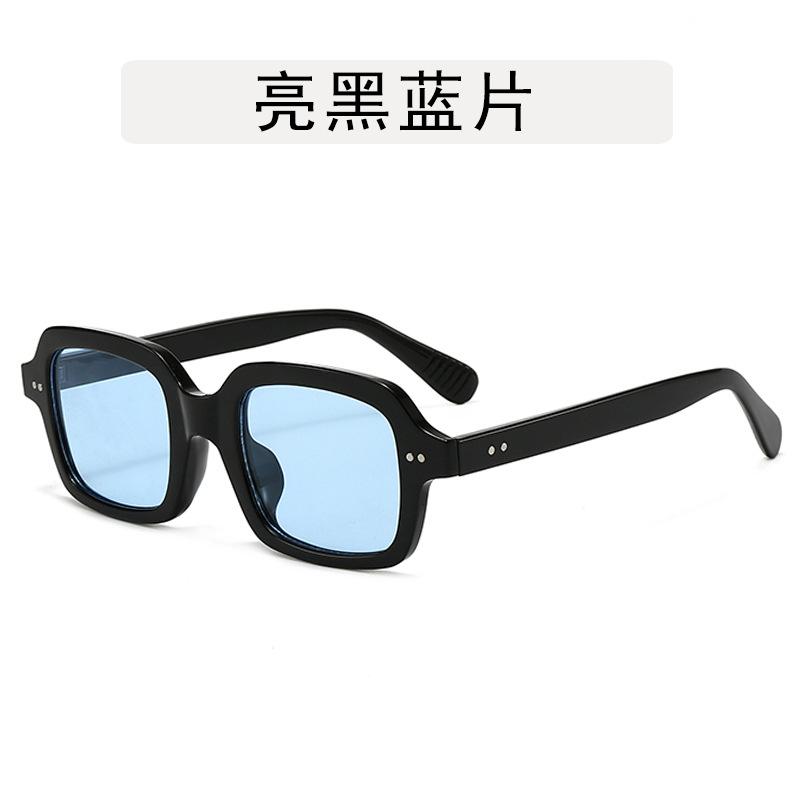 

Высококачественные мужские солнцезащитные очки с заклепками, квадратной формы, модные солнцезащитные очки для вождения, походов, женские солнцезащитные очки