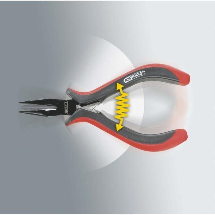 Jeu de pinces électroniques - KS TOOLS - 5 pièces - Chrome vanadium - Ouverture automatique