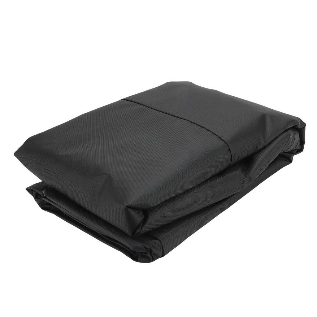 Furniture Cover Black 420D Oxford Cloth Dust Proof Furniture Protective Cover with Four Corner Buckles for Outdoor