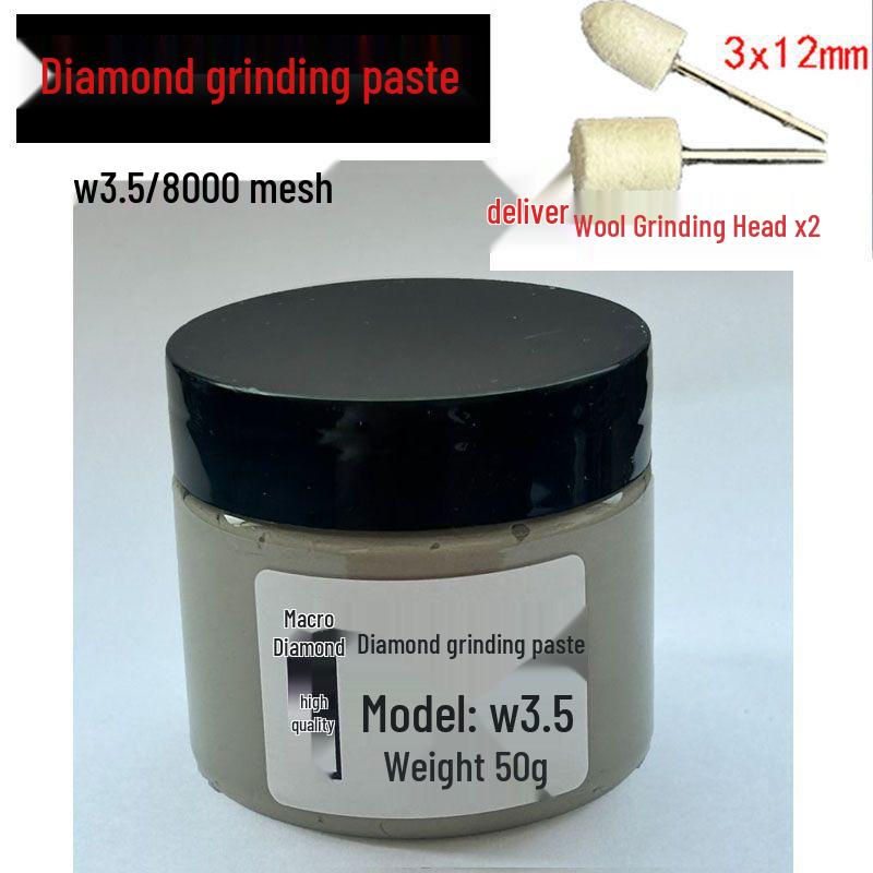 Diamond Polishing & Sharpening Paste with Beeswax for Jade Jewelry & Mold Mirror Finish