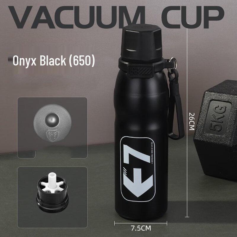 MRSIKEY Insulated Sports Water Bottle with Straw