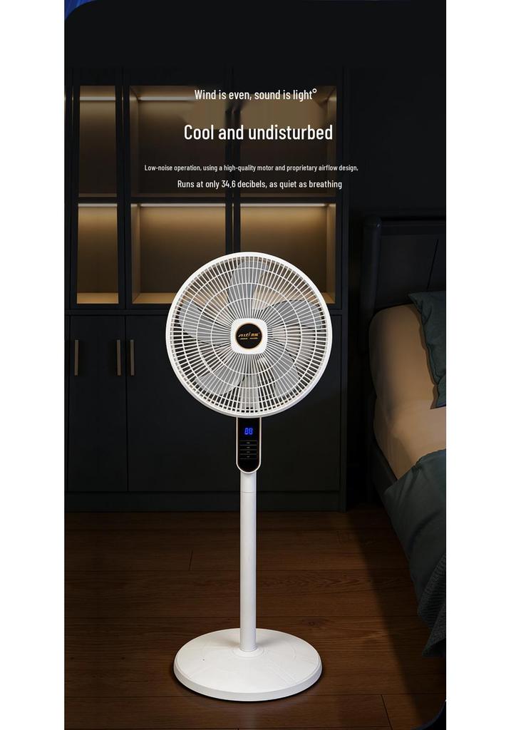 Ventilatore a Pavimento Xiaxin da 16 pollici - 8 Velocità, Telecomando Smart, Flusso d'Aria Ampio e Silenzioso