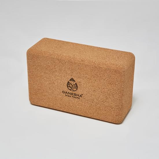 The Ganesha Cork Yoga Block