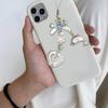 Heart Bowknot Dolphin Pendant Phone Charm Hangings Rope Sweet Phone Chain Strap Bag Decoration Keychain Accessory