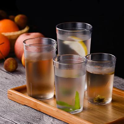 210/280/350/450 ml Trinkglas im Restaurant-Stil Bruchfester transparenter Highball-Trinkbecher aus Acryl für Partys