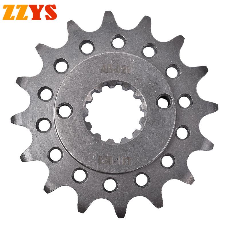 520 16T 16 Tooth Front Sprocket Gear Staring Wheel Cam For Honda Off Road XR650 XR650R XR 650 R 2000-2007 For Kawasaki Road ZX6R