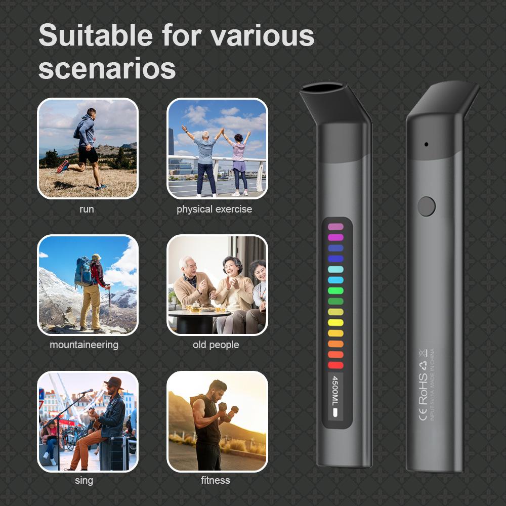 Portable Breathing Trainer Home Fitness Cardio Exercise Yoga Mountaineering Hiking Running Workout